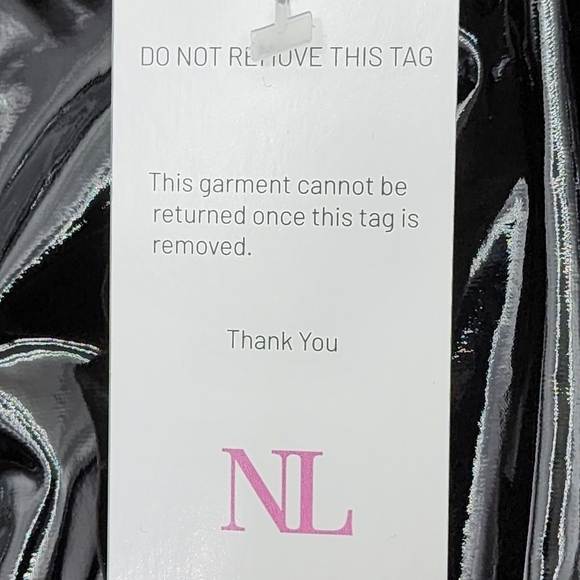 Nichole Lynel Women's Black Latex Pants - L - Picture 7 of 7